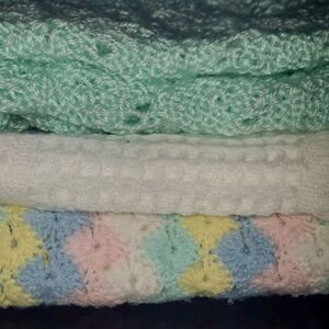 Baby Blanket Bundle 3 Total Beautiful Stretchy Soft Baby Crib Nursery Blankets